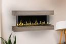 Modern Flames Orion Multi 88'' Electric Fireplace Wall Mount Studio Suite | Coastal Sand