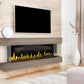 Modern Flames Orion Multi 88'' Electric Fireplace Wall Mount Studio Suite | Coastal Sand
