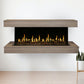 Modern Flames Orion Multi 88'' Electric Fireplace Wall Mount Studio Suite | Coastal Sand