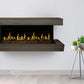 Modern Flames Orion Multi 88'' Electric Fireplace Wall Mount Studio Suite | Driftwood Gray