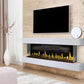 Modern Flames Orion Multi 73'' Electric Fireplace Wall Mount Studio Suite | White Ready to Paint