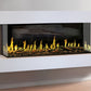 Modern Flames Orion Multi 88'' Electric Fireplace Wall Mount Studio Suite | White Ready to Paint