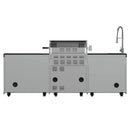 FORNO Bulnes Outdoor Kitchen 30-Inch BBQ 60,000 BTU, with Sear, Rotisserie Infrared Burners, 1.8 Cu.Ft. Beverage Center, & Black/White Countertops