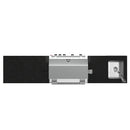 FORNO Bulnes Outdoor Kitchen 30-Inch BBQ 60,000 BTU, with Sear, Rotisserie Infrared Burners, 1.8 Cu.Ft. Beverage Center, & Black/White Countertops