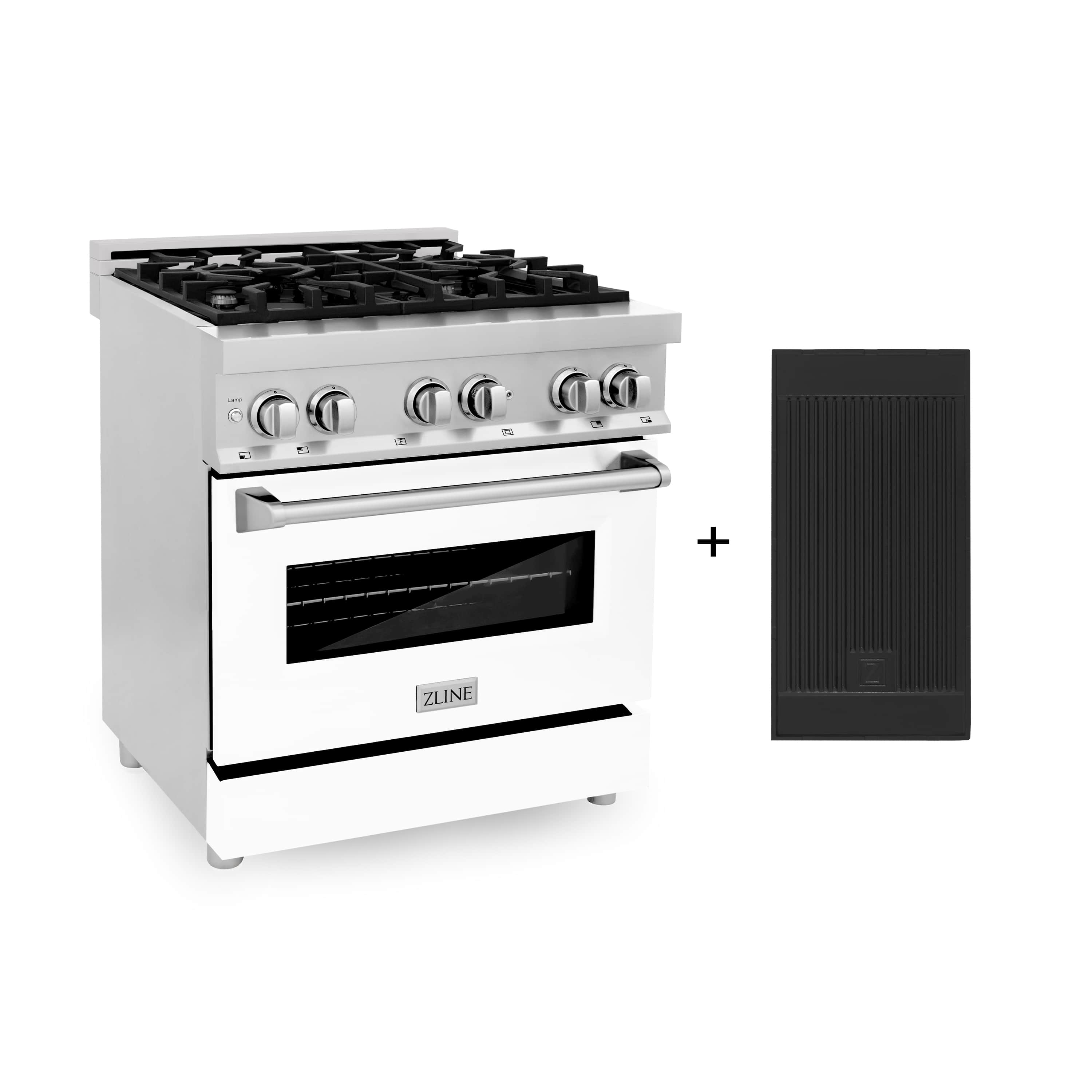 ZLINE 30-Inch Dual Fuel Range with 4.0 cu. ft. Electric Oven and Gas C