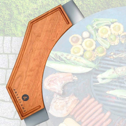 Arteflame Cherry Wood Cutting Board, Fits Optional Side Table