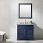 Design Element Milano 36" Single Sink Vanity - Blue ML-36-BLU