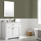 Design Element Milano 36" Single Sink Vanity - White ML-36-WT