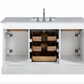 Design Element Milano 54" Single Sink Vanity - White ML-54-WT