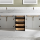 Design Element Milano 72" Double Sink Vanity - White ML-72-WT