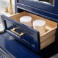 Design Element Milano 84" Double Sink Modular Vanity Set - Blue ML-84MC-BLU