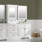 Design Element Milano 84" Double Sink Modular Vanity Set - White ML-84MC-WT