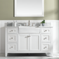 Design Element Burbank 54" Single Vanity - White BK-54-WT