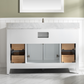 Design Element Burbank 54" Single Vanity - White BK-54-WT