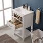 Design Element Cara 20" Single Sink Vanity - White S02-20-WT