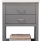 Design Element Cara 24" Single Sink Vanity - Gray S02-24-GY