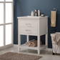 Design Element Cara 24" Single Sink Vanity - White S02-24-WT
