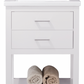 Design Element Cara 24" Single Sink Vanity - White S02-24-WT