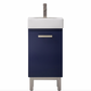 Design Element Stella 16.5" Single Sink - Blue S03-17-BLU