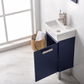 Design Element Stella 16.5" Single Sink - Blue S03-17-BLU