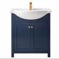 Design Element Marian 30" Single Sink Vanity - Blue S05-30-BLU