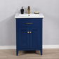 Design Element Cameron 24" Single Sink Vanity - Blue S09-24-BLU