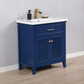 Design Element Cameron 30" Single Sink Vanity - Blue S09-30-BLU