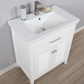 Design Element Cameron 30" Single Sink Vanity In White S09-30-WT