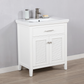 Design Element Cameron 30" Single Sink Vanity In White S09-30-WT