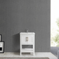 Design Element Alissa 24" Single Sink Vanity - White SPV02-24-WT