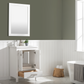 Design Element Valentino 24" Single Vanity - White V01-24-WT