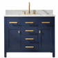 Design Element Valentino 42" Single Sink Vanity - Blue V01-42-BLU