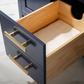 Design Element Valentino 42" Single Sink Vanity - Blue V01-42-BLU