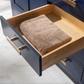 Design Element Valentino 72" Double Sink Vanity In Blue V01-72-BLU