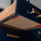 Design Element Valentino 72" Double Sink Vanity In Blue V01-72-BLU