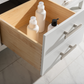 Design Element Valentino 72" Double Sink Vanity - White V01-72-WT