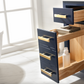 Design Element Valentino 84" Double Sink Vanity - Blue V01-84-BLU