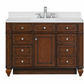 Design Element Winston 48" Single Vanity - Walnut WN-48-BR