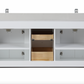 Design Element Winston 72" Double Vanity In White WN-72-W