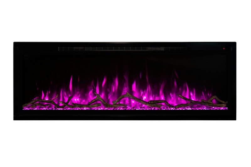 Modern Flames Spectrum Slimline 60'' Wall Mount / Recessed Linear Electric Fireplace