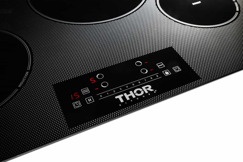 Thor Kitchen 30-Inch Built-In Induction Cooktop with 4 Elements TIH30