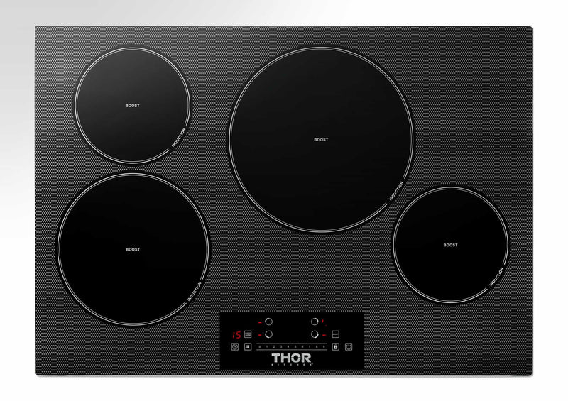 Thor Kitchen 30-Inch Built-In Induction Cooktop with 4 Elements TIH30