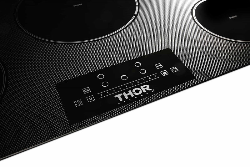 Thor Kitchen 36-Inch Built-In Induction Cooktop with 5 Elements TIH36