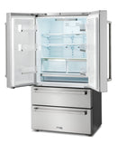 Thor Kitchen 3-Piece Appliance Package - 30-Inch Electric Range, Refrigerator, and Dishwasher in Stainless Steel