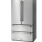 Thor Kitchen 4-Piece Appliance Package - 30-Inch Gas Range, Wall Mount Range Hood, Refrigerator, and Dishwasher in Stainless Steel