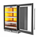 Thor Kitchen 24-Inch Wine Cooler with Backlight in Stainless Steel TWC24UL