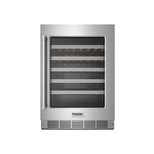 Thor Kitchen 24 Inch Undercounter Single Door Single Zone Wine Cooler