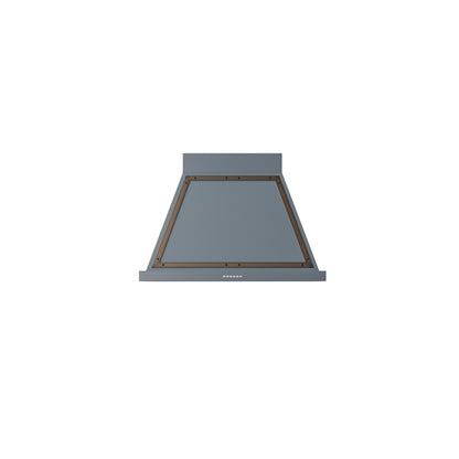 ILVE 36" Nostalgie style wall-mounted extractor Range hood in steel or painted steel with frames - UANB36