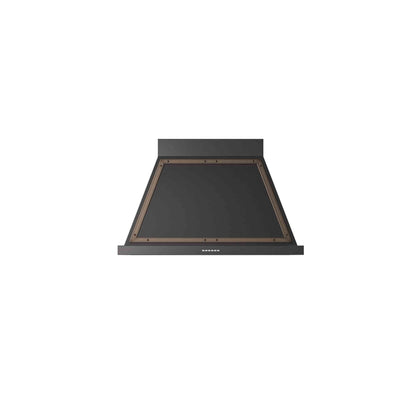 ILVE 40" Nostalgie style Wall-Mounted Extractor Range hood in Steel or painted steel with frames - UANB40