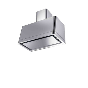 ILVE Panoramagic 36-Inch 600 CFM Ducted Range Hood with Silver knobs - UAPM90
